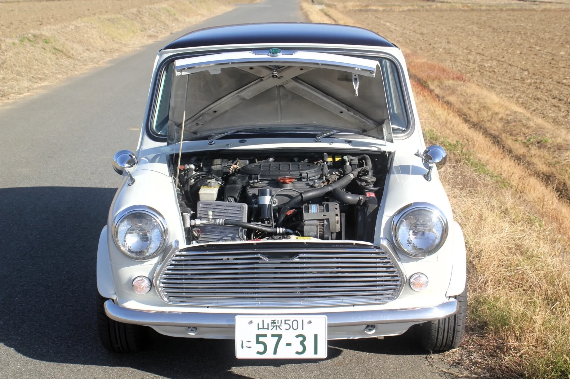 平成7年式　ローバーミニ1.3　インジェクション　4MT　全塗装済み！　新品美品多数！